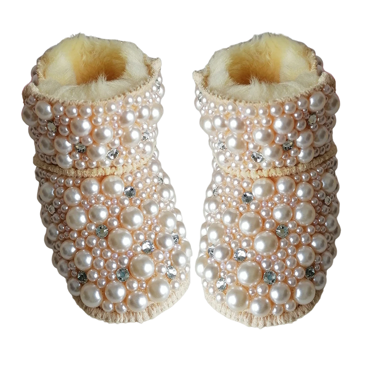 Childrens Pearl and Rhinestone Snowboots