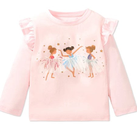 Ballet Girls Long Sleeve Top