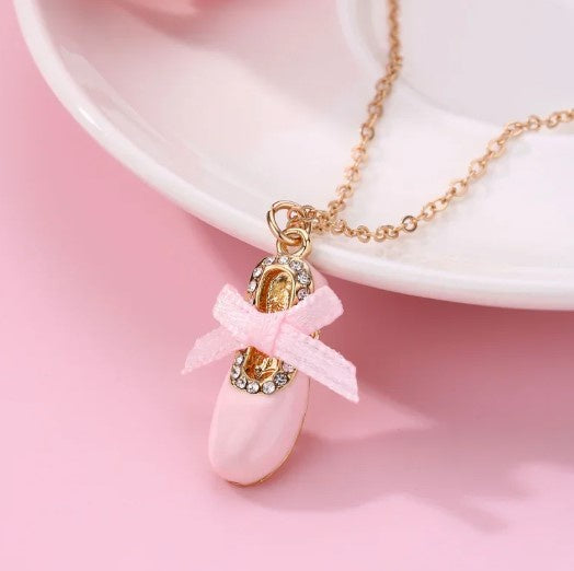 Ballet Shoe Necklace