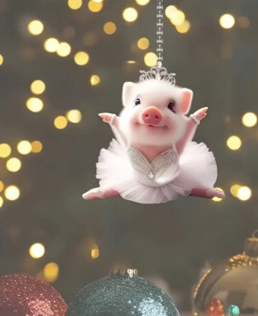 Dancing Pig Pendant