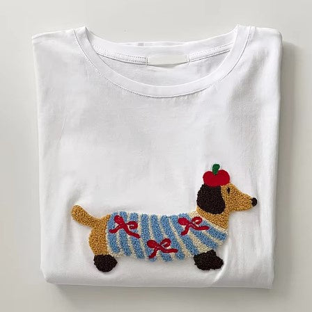 French Dachshund Tee