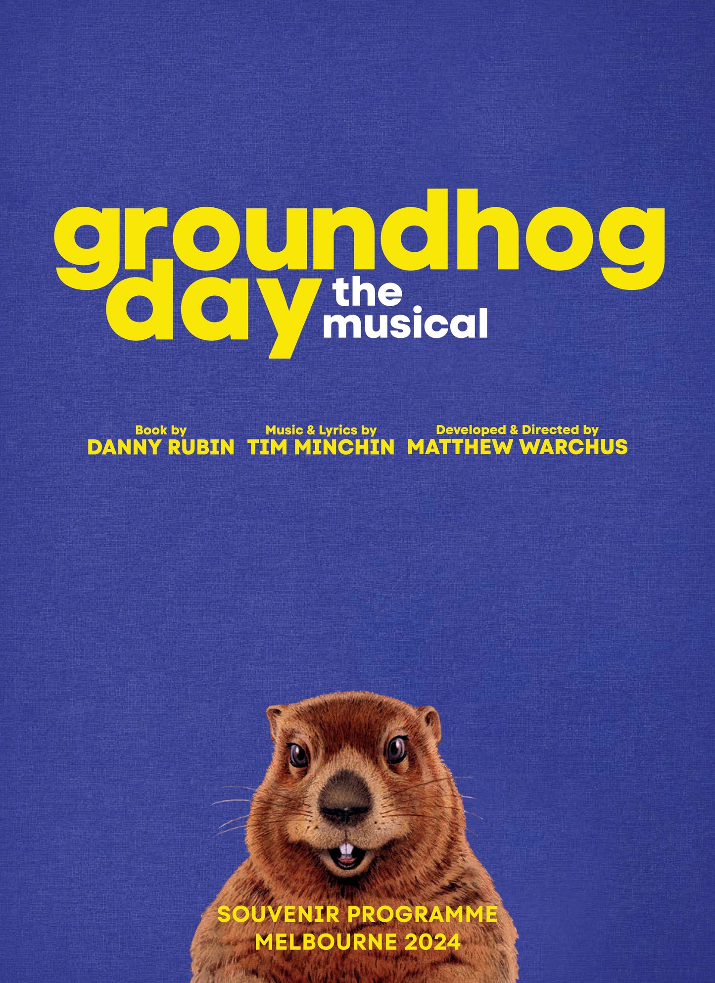 Groundhog Day The Musical Souvenir Program
