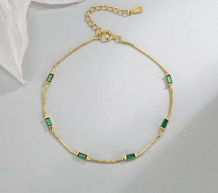 Green Crystal Braclet