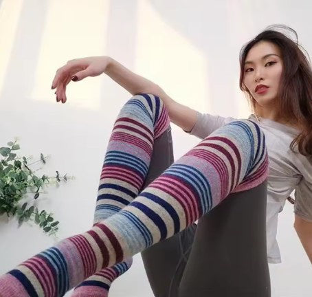 Striped Leg Warmers