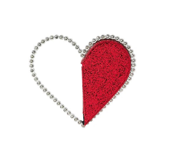 Rhinestone Heart Tote