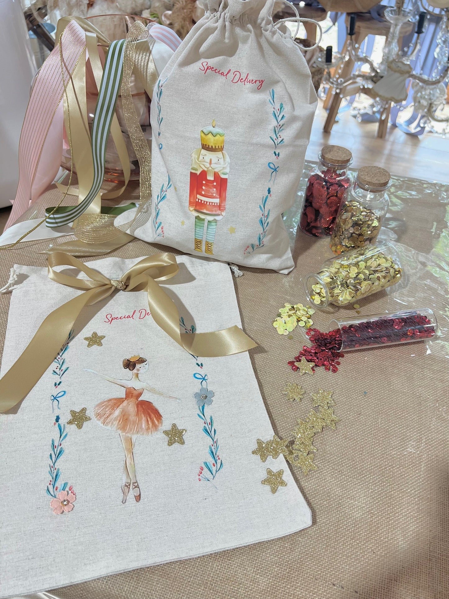 Christmas Santa Sack Decorating Workshop