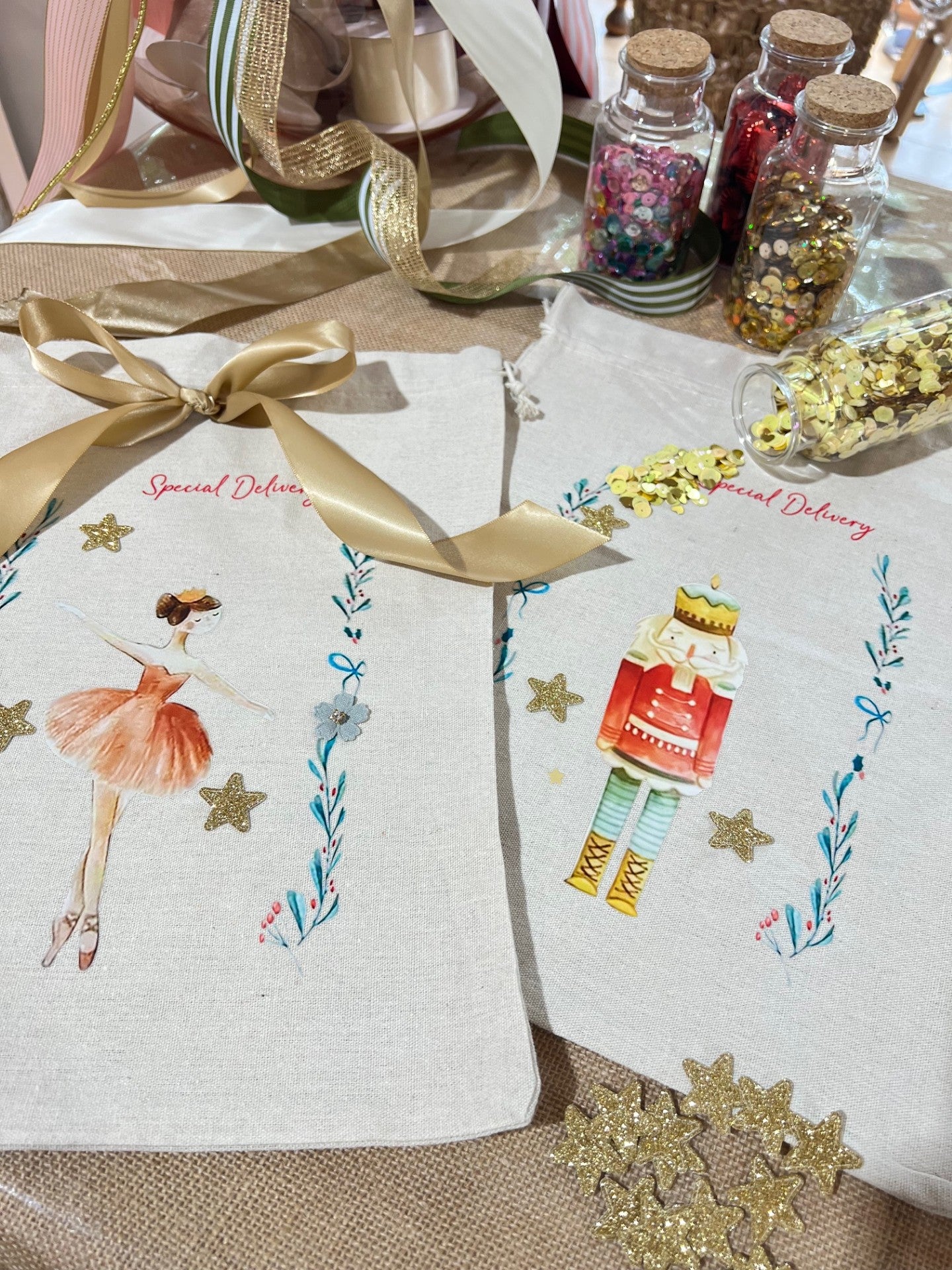 Christmas Santa Sack Decorating Workshop