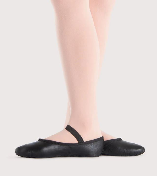 Prolite Leather Childrens Ballet Flat - Full Sole [Black]