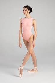 Laurina Boat Neck Womens Leotard [Peach]